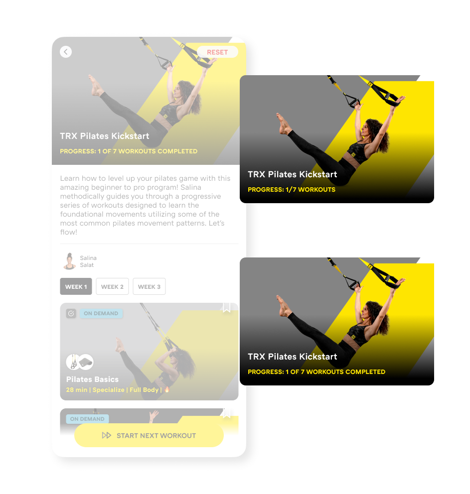 Progress indicator variants